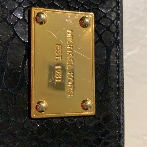 Michael Kors Snakeskin Wristlet - Picture 2 of 5